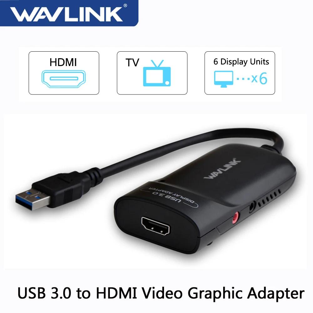 Wavlink USB 3.0 HDMI ȣȯ  ׷ , ܺ  ī ,  Ϳ, ִ 2048  1152 M1 M2